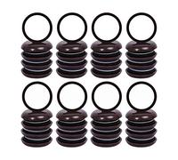 Ezprotekt Cursori e Alianti Riutilizzabili per Mobili, 35 mm, per Superfici in Moquette, per Spostare Mobili Pesanti in Modo Rapido e Semplice, Cursori per Mobili, 40 Pezzi, Marrone