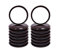 Ezprotekt Cursori e Alianti Riutilizzabili per Mobili, 54 mm, per Superfici in Moquette, per Spostare Mobili Pesanti in Modo Rapido e Semplice, Cursori per Mobili, 16 pezzi, Marrone