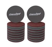 Ezprotekt - Piedini e gommini per mobili riutilizzabili, 89 mm, rotondi, in feltro, per spostare mobili, protezioni per pavimenti in legno duro e tutte le superfici dure, 16 pezzi, marrone