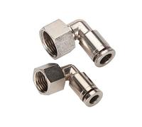 ezqnirk 1 PCS 304 Raccordi per Tubo del connettore Pneumatico in Metallo Inossidabile Inossidabile,PLF,6-m5 (6mm-M5)