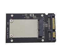 ezqnirk 1 PZ MSATA a 2,5 "SATA MINI SSD M SATA a 2,5 pollici SATA Adattatore con convertitore 22 Pin Adapter Adatto per Windows Linux Mac 10 OS