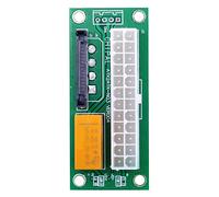 ezqnirk 1pcs Adattatore Dual PSU ATX 24pin a SATA 4PIN Power Sync Sync Starter Scheda di estensione Add2psu Adatto per scheda video,SATA to 24Pin