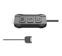 ezqnirk 1pcs RGB Controller Cable PC PC ARGB Caso CPU Caso Cool Ventilatore a LED Lampada a LED Striscia Lampada Barra Acqua Raffreddamento Aura Controllo SATA/Molex Powered,12V 4P-SATA Power