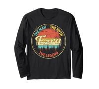 Ezra The Man The Myth The Legend Men Nome Personalizzato Maglia a Manica