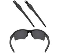 EZReplace Aste di ricambio nere per occhiali da sole Oakley Flak 2.0/Flak 2.0 XL/Flak 2.0 ventilati/Flak 2.0 XL, Nero , Taglia unica