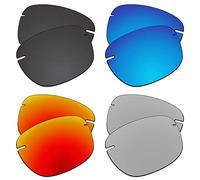 EZReplace Lenti di ricambio compatibili con occhiali da sole Breakwall MJ422-63mm (lenti polarizzate), Rosso fuoco, Taglia unica