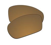 EZReplace Lenti di ricambio compatibili con occhiali da sole Maui Jim Ho'okipa MJ407 (lenti polarizzate), Flash Bronzo, Taglia unica