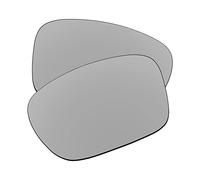 EZReplace Lenti di ricambio compatibili con occhiali da sole Spy Optic Helm (lenti polarizzate), Argento metallizzato, Taglia unica