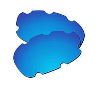 EZReplace Lenti di ricambio per Oakley Split Jacket ventilato OO9099 Occhiali da sole (lenti polarizzate), Blu ghiaccio., Taglia unica