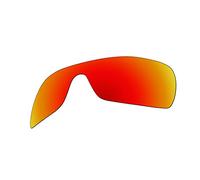 EZReplace Lenti di ricambio per occhiali da sole Oakley Batwolf OO9101 (lenti polarizzate), rosso fuoco, Taglia unica