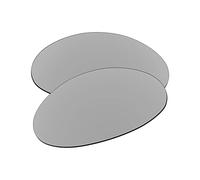 EZReplace Lenti di ricambio per occhiali da sole Oakley Eye Jacket 1.0 (lenti polarizzate), Metallo Argento, Taglia unica