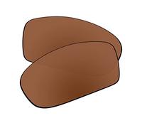 EZReplace Lenti di ricambio per occhiali da sole Oakley Fives Squared (lenti non polarizzate) - Adatto a Oakley Fives Squared Frame (marrone marrone), Marrone granata, Taglia unica