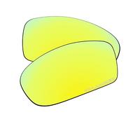 EZReplace Lenti di ricambio per occhiali da sole Oakley Fives Squared (lenti polarizzate), Policarbonato aggiornato giallo dorato, Taglia unica