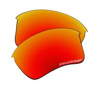 EZReplace Lenti di ricambio per occhiali da sole Oakley Frogskin OO9013 (lenti polarizzate), Policarbonato rosso fuoco aggiornato, Taglia unica