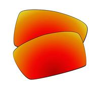 EZReplace Lenti di ricambio per occhiali da sole Oakley Gascan OO9014 (lenti polarizzate), rosso fuoco, Taglia unica
