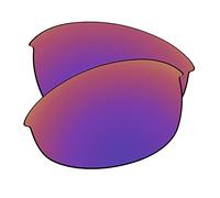 EZReplace Lenti di ricambio per occhiali da sole Oakley Half Jacket 2.0 OO9144 (lenti polarizzate), Protezione solare di mezzanotte rivestita in policarbonato, Taglia unica