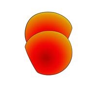 EZReplace Lenti di ricambio per occhiali da sole Oakley HSTN OO9464 (lenti polarizzate), Rosso fuoco, Taglia unica
