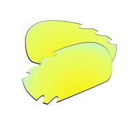 EZReplace Lenti di ricambio per occhiali da sole Oakley Racing Jacket ventilati (lenti polarizzate), Giallo dorato., Taglia unica