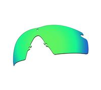 EZReplace Lenti di ricambio per occhiali da sole Oakley Si Ballistic M Frame 2.0 (lenti polarizzate), Verde - frühlingsgrün, Taglia unica