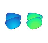 EZReplace Lenti di ricambio per occhiali da sole Oakley Style Switch OO9194 (lenti polarizzate), blu ghiaccio + verde primavera, Taglia unica