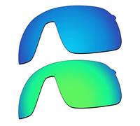 EZReplace Lenti di ricambio per occhiali da sole Oakley Sutro Lite OO9463 (lenti polarizzate) - adatte a Oakley Sutro Lite Frame (Ice Blue+Spring Green), Blu ghiaccio + verde primavera, Taglia unica