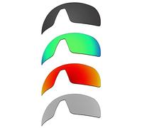 EZReplace Lenti di ricambio per occhiali da sole Oakley Sutro S OO9462 (lenti polarizzate) - adatte a Oakley Sutro S Frame (nero carbonio+verde primaver rosso fuoco+argento metallico), Nero carbonio
