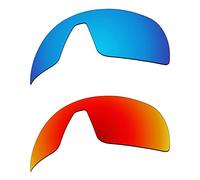EZReplace Lenti di ricambio per occhiali da sole Oakley Sutro S OO9462 (lenti polarizzate) - Adatto Oakley Sutro S Frame (blu ghiaccio+rosso fuoco), Blu ghiaccio + rosso fuoco, Taglia unica