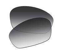 EZReplace Lenti di ricambio per occhiali da sole Oakley Whisker (lenti polarizzate), Grigio sfumato - non polarizzato, Taglia unica