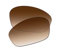 EZReplace Lenti di ricambio per occhiali da sole Oakley Whisker (lenti polarizzate), Marrone sfumato - non polarizzato, Taglia unica