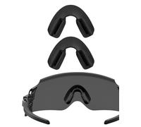 EZReplace Naselli di ricambio per occhiali da sole Oakley Kato OO9445M/Encoder OO9471/Re:SubZero OO9098, 2 paia di colore nero, Taglia unica