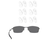 EZReplace Naselli di ricambio per occhiali da sole Oakley Lizard OX5113 OX5120/Barrelhouse OX3173 OX3174/Contrail OO4147, Trasparente, 6 paia, Taglia unica