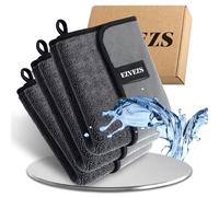EZVEZS 3 Pezzi Total Clean Panno in Microfibra, 60 x 40cm Totalclean - Panno in Microfibra XXL, Générique panno Total Clean, Più Assorbenti, Non Peloso, Per Cabina Doccia, Auto, Casa