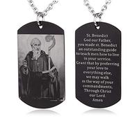 EZVFIRPDFZ Collana con piastrina per cani con dedica della Bibbia per Battesimo, con incisione cattolica, cristiana, comunione, cresima, rito regalo, God our Father