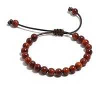 EZVFIRPDFZ Colorful Bling - Rosario con perline Mala tibetano, in legno di sandalo, regolabile, braccialetto in legno di legno, per donne e uomini, fatto a mano, religioso, regalo