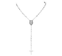 EZVFIRPDFZ Nuovo 2026 Unisex Vergine Cattolica Maria Croce Rosario Collana Per Gli Uomini Donne In Acciaio Inox Cristo Cristo Lunga Catena Decorazione Lusso Con Voi Accessori Alla Moda