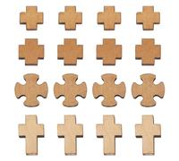 EZVFIRPDFZ Rosario in legno naturale, 80 pezzi, distanziatori sfusi forati per collane fai da te, orecchini, bracciali, portachiavi, perline, artigianato, creazione di gioielli, per donne e uomini