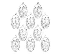 EZVFIRPDFZ San Cristoforo/San Giuseppe/San Michele Arcangelo/San Benedetto/Madonna Grazia Miracolosa Medaglia Pendente per Collana Rosario Fai Da Te Forniture Parti