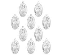 EZVFIRPDFZ San Cristoforo/San Giuseppe/San Michele Arcangelo/San Benedetto/Madonna Grazia Miracolosa Medaglia Pendente per Collana Rosario Fai Da Te Forniture Parti