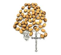 EZVFIRPDFZ Zuluf - Rosario cattolico di Gerusalemme, realizzato a mano in Israele