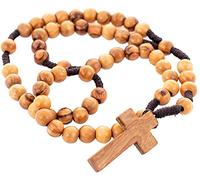 EZVFIRPDFZ Zuluf - Rosario cattolico di Gerusalemme, realizzato a mano in Israele