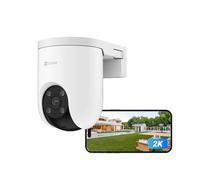 EZVIZ 2K PoE Telecamera di Sorveglianza per Esterni, 360° PTZ Telecamera per Esterni, Auto-Tracking, Riconoscimento AI, 20m Visione Notturna a Colori, Resistente alle Intemperie, Audio a Due Vie