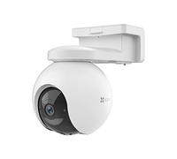 EZVIZ 4G LTE Telecamera Esterno con Batteria Ricaricabili 10400mAh, 2K Telecamera di Sorveglianza, 100% senza fili, Videocamera Esterna Pan&Tilt con Copertura Visiva a 360° EB8, Wi-Fi non Supportato