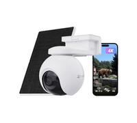 EZVIZ 8MP 4G LTE Telecamera Esterno con Pannello Solare, Telecamera a Batteria 4