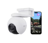 EZVIZ 8MP 4G LTE Telecamera Esterno Senza Fili, 4K 360° PTZ Telecamera a Batteri
