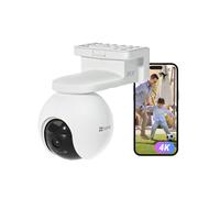 EZVIZ 8MP Telecamera WiFi Senza Fili per Esterni, Batteria da 10400mAh, Rilevame