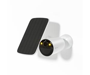 EZVIZ CB3 4G LTE Kit Telecamera da Esterno Senza Fili 2K con Pannello Solare, Ba