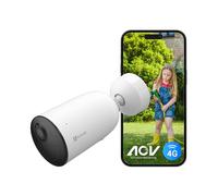 EZVIZ CB3 4G LTE Telecamera da Esterno Senza Fili 2K, Batteria 5200 mAh, Rilevamento Persone/Veicoli con AI, Audio Bidirezionale, Visione Notturna a Colori, IP65