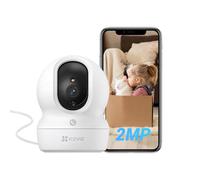 EZVIZ CP1 Pro 1080P Telecamera di Sorveglianza WiFi Interno, Telecamera 360° con Rilevamento Umano, Monitoraggio Intelligente, Audio Bidirezionale, Rilevamento del Rumore, Visione Notturna