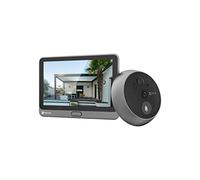 EZVIZ Campanello Digitale con Schermo Tattile a Colori da 4,3'' Videocitofono Senza Fili con Batteria Ricaricabile da 4600 mAh, Rilevamento del Movimento PIR, Audio Bidirezionale, Modello CP4