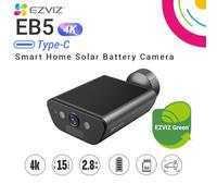EZVIZ CS-EB54k Telecamera 4K,Wi-Fi,batteria 10400mAh,colorVue,audio bidirezionale,supporta memoriaSD